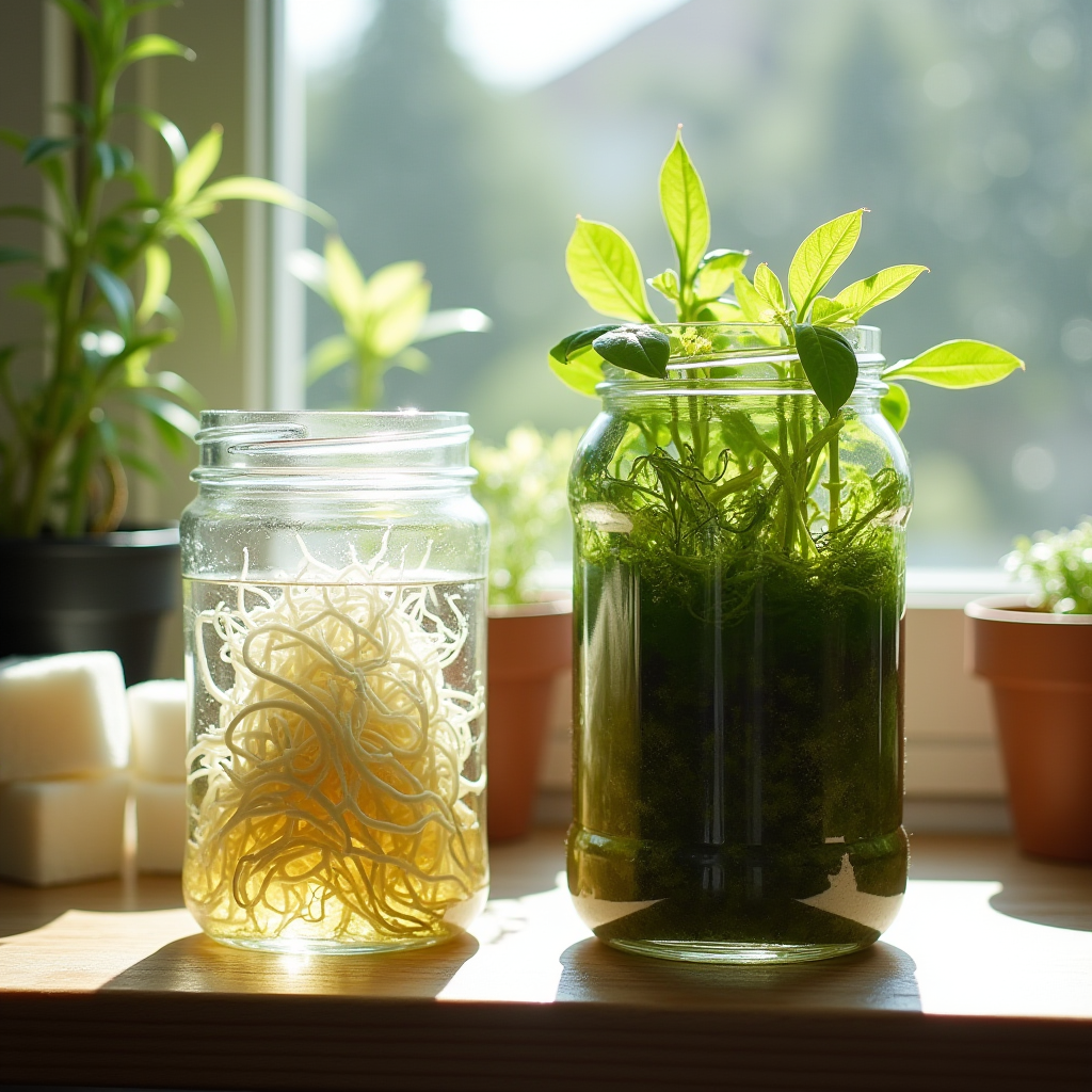 Lightproof Kratky Jars: Stop Algae, Save Roots